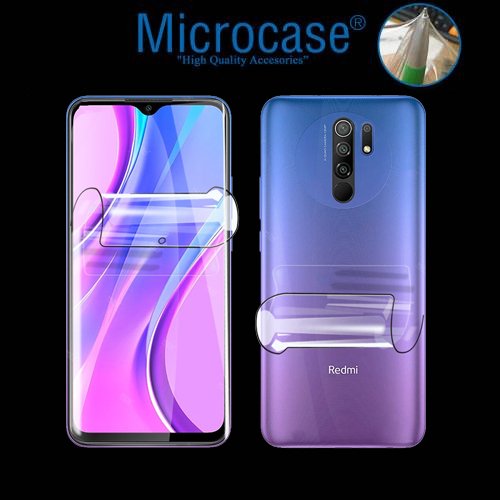 Microcase Xiaomi Redmi 9 Full Ön Arka Kaplama TPU Soft Koruma Filmi
