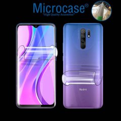 Microcase Xiaomi Redmi 9 Full Ön Arka Kaplama TPU Soft Koruma Filmi
