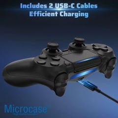 Microcase Ps 4 Joystick Tablet Telefon Pc Uyumlu Titreşimli Oyun Kolu - AL4894 1 Adet