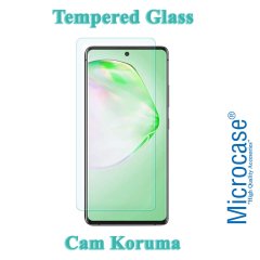 Microcase Samsung Galaxy A91 Tempered Glass Cam Koruma