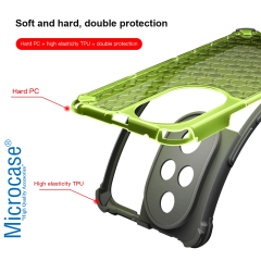 Microcase Honor 200 ile Uyumlu Honeycomb Serisi Darbeye Dayanıklı Kılıf-AL5132