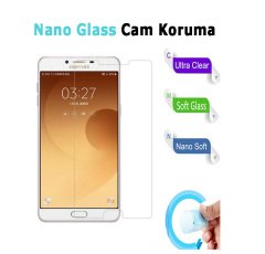 Samsung Galaxy C9 Pro Nano Glass Ekran Koruma Esnek Cam Filmi