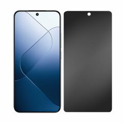 Microcase Xiaomi 14 Pro Global  Privacy Gizlilik Filtreli Tam Kaplayan Tempered Cam - AL3125