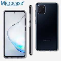 Microcase Samsung Galaxy A81 İnce 0.2 mm Soft Silikon Kılıf - Şeffaf