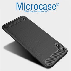 Samsung Galaxy A10 Brushed Carbon Kılıf + CAM