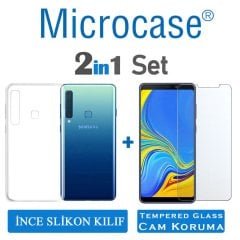 Samsung Galaxy A9 2018 Ultra İnce 0.2 mm Soft Silikon Kılıf + CAM
