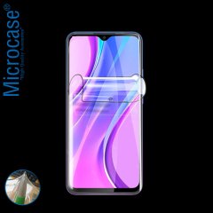 Microcase Xiaomi Redmi 9 Full Ön Kaplama TPU Soft Koruma Filmi