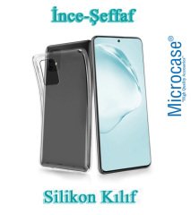 Microcase Samsung Galaxy A91 İnce 0.2 mm Soft Silikon Kılıf - Şeffaf