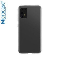 Microcase Samsung Galaxy A91 İnce 0.2 mm Soft Silikon Kılıf - Şeffaf