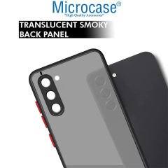 Microcase Samsung Galaxy S23 London Serisi Darbeye Dayanıklı Kılıf - Buzlu Siyah AL3415