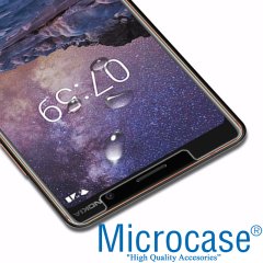 Microcase Nokia 7 Plus Tempered Glass Cam Ekran Koruyucu