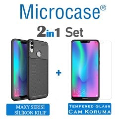 Huawei Honor 8C Maxy Serisi Silikon Kılıf + CAM (SEÇİN)