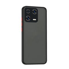Microcase Xiaomi 13 Pro (Global) London Serisi Darbeye Dayanıklı Kılıf - Buzlu Siyah AL3415