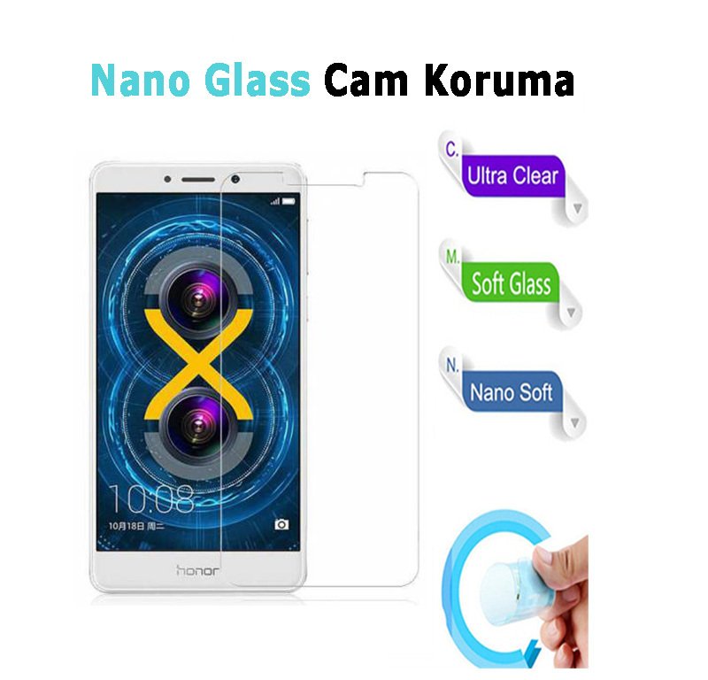 Huawei GR5 2017 Nano Glass Ekran Koruma Esnek Cam Filmi