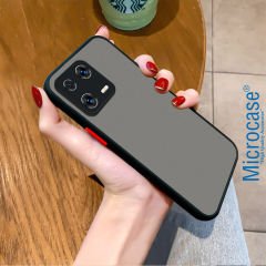 Microcase Xiaomi 13 Pro (Global) London Serisi Darbeye Dayanıklı Kılıf - Buzlu Siyah AL3415