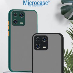 Microcase Xiaomi 13 Pro (Global) London Serisi Darbeye Dayanıklı Kılıf - Buzlu Siyah AL3415
