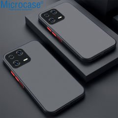 Microcase Xiaomi 13 Pro (Global) London Serisi Darbeye Dayanıklı Kılıf - Buzlu Siyah AL3415