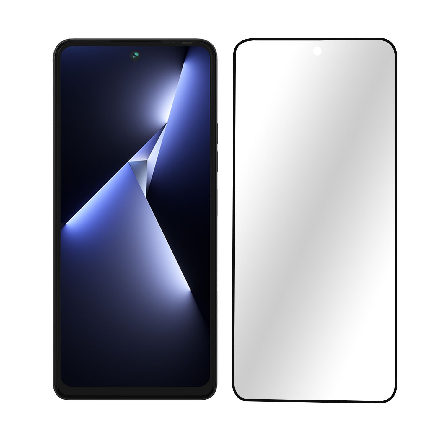 Microcase TECNO Pova 5  Tam Kaplayan Çerçeveli Tempered Ekran Koruyucu - AL3276