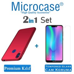 Huawei Honor 8C Premium Matte Silikon Kılıf + CAM (SEÇİN)