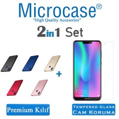 Huawei Honor 8C Premium Matte Silikon Kılıf + CAM (SEÇİN)