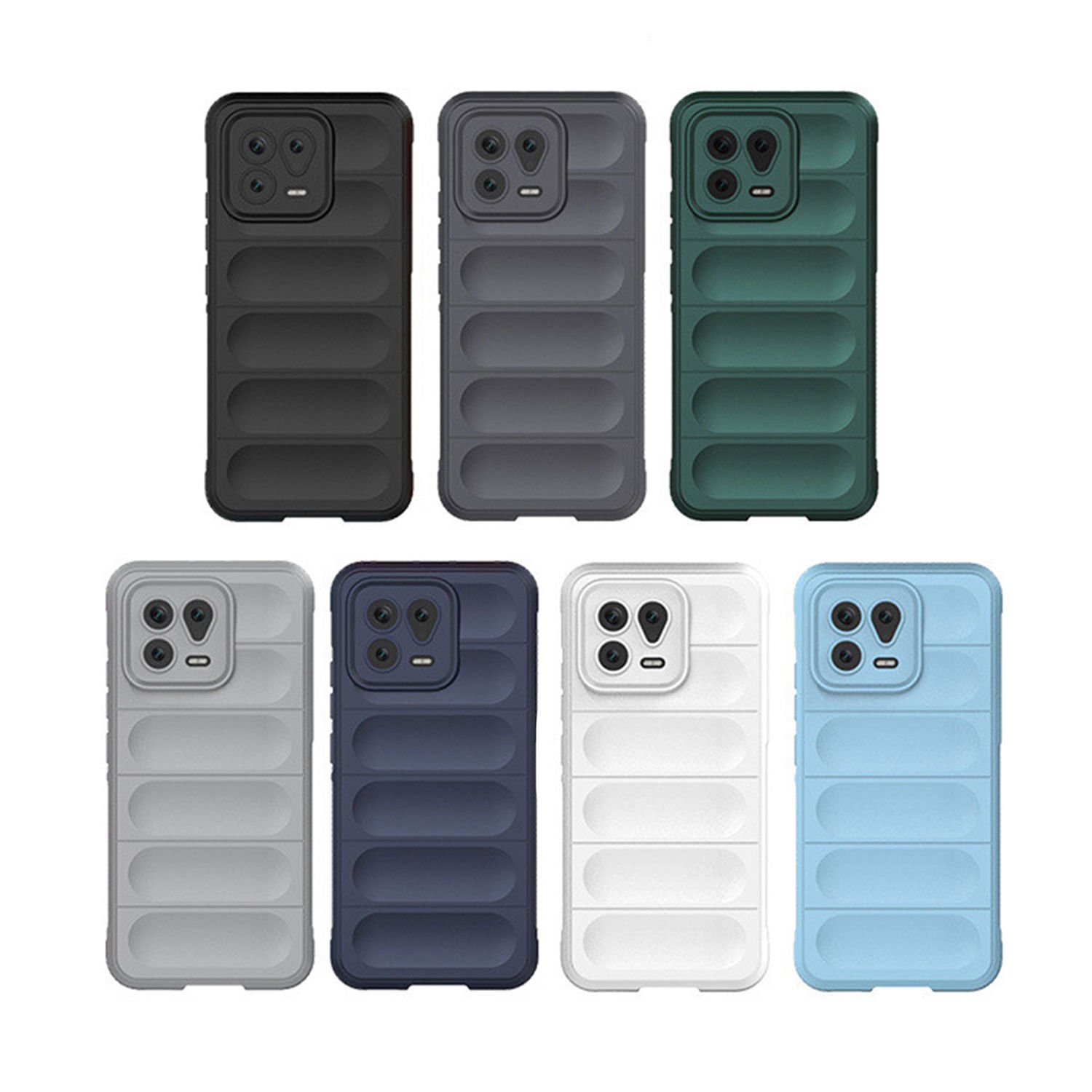 Microcase Xiaomi 13 Miami Serisi Darbeye Dayanıklı Silikon Kılıf - AL3420
