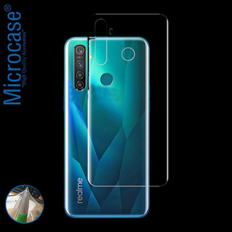 Microcase Realme 6İ Full Arka Kaplama TPU Soft Koruma Filmi