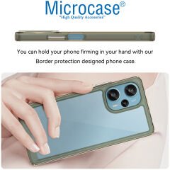 Microcase Xiaomi Poco F5 / Redmi Note 12 Turbo Shield Serisi Darbeye Dayanıklı Köşe Korumalı Yarı Esnek Plastik TPU Kılıf - AL8100