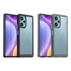 Microcase Xiaomi Poco F5 / Redmi Note 12 Turbo Shield Serisi Darbeye Dayanıklı Köşe Korumalı Yarı Esnek Plastik TPU Kılıf - AL8100