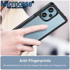 Microcase Xiaomi Poco F5 / Redmi Note 12 Turbo Shield Serisi Darbeye Dayanıklı Köşe Korumalı Yarı Esnek Plastik TPU Kılıf - AL8100