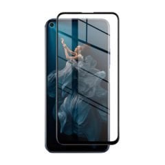 Microcase Oukitel C21 Tam Kaplayan Çerçeveli Tempered Ekran Koruyucu - Siyah