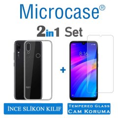 Xiaomi Redmi 7 0.2 mm İnce Silikon Kılıf + CAM (SEÇİN)