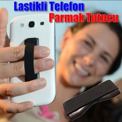 Cep Telefonu için Lastikli Parmak Tutucu