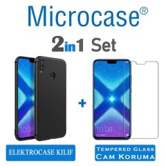 Huawei Honor 8X Elektrocase Serisi Silikon Kılıf + CAM (SEÇ)