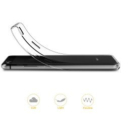 Huawei P10 Lite Ultra İnce Silikon Şeffaf Kılıf + Nano Glass