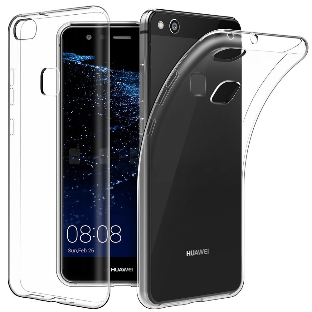 Huawei P10 Lite Ultra İnce Silikon Şeffaf Kılıf + Nano Glass