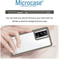 Microcase Xiaomi Poco F5 Pro / Redmi K60 Pro Shield Serisi Darbeye Dayanıklı Köşe Korumalı Yarı Esnek Plastik TPU Kılıf - AL8100