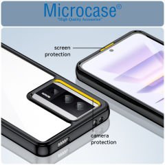 Microcase Xiaomi Poco F5 Pro / Redmi K60 Pro Shield Serisi Darbeye Dayanıklı Köşe Korumalı Yarı Esnek Plastik TPU Kılıf - AL8100