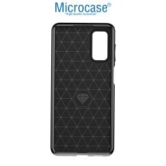Microcase Samsung Galaxy M52 5G Thunder Serisi Darbeye Dayanıklı Silikon Kılıf - Siyah