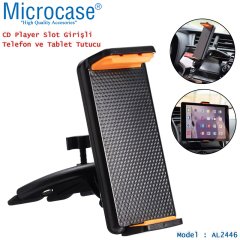 Microcase CD Player Slot Girişli Araç İçi Telefon ve Tablet Tutucu - AL2446