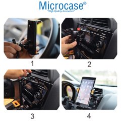 Microcase CD Player Slot Girişli Araç İçi Telefon ve Tablet Tutucu - AL2446