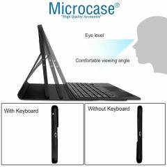 Microcase Huawei MatePad SE 11 Tablet için Tablet Bluetooth Touchpad Klayve + Mouse + Kılıf BKK7