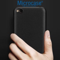 Xiaomi Redmi 5A 5.0 inch Slim Sert Rubber Kılıf + Tempered Cam