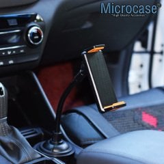 Microcase Araç İçi Bardaklıktan Monte Telefon ve Tablet Tutucu Siyah - Model AL2447