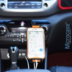 Microcase Araç İçi Bardaklıktan Monte Telefon ve Tablet Tutucu Siyah - Model AL2447