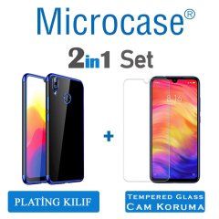 Xiaomi Redmi Note 7 - Redmi Note 7 Pro Plating Silikon Kılıf+CAM
