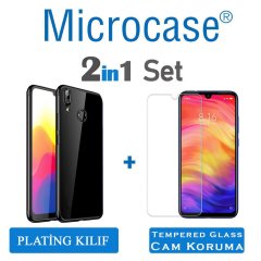 Xiaomi Redmi Note 7 - Redmi Note 7 Pro Plating Silikon Kılıf+CAM