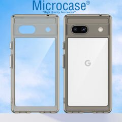 Microcase Google Pixel 7a Shield Serisi Darbeye Dayanıklı Köşe Korumalı Yarı Esnek Plastik TPU Kılıf - AL8100