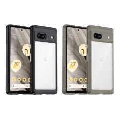 Microcase Google Pixel 7a Shield Serisi Darbeye Dayanıklı Köşe Korumalı Yarı Esnek Plastik TPU Kılıf - AL8100