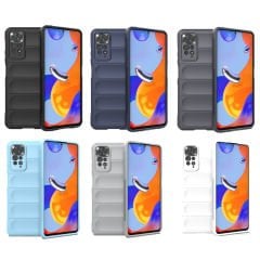 Microcase Xiaomi Redmi Note 11S Miami Serisi Darbeye Dayanıklı Silikon Kılıf - AL3420