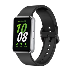 Microcase Samsung Galaxy Fit 3 ile Uyumlu Delikli Silikon Kordon Kayış - KY6543
